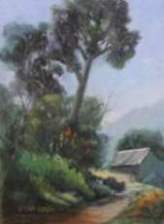 South African Artist Erna Louw - Kirstenbosch - Oil on Board